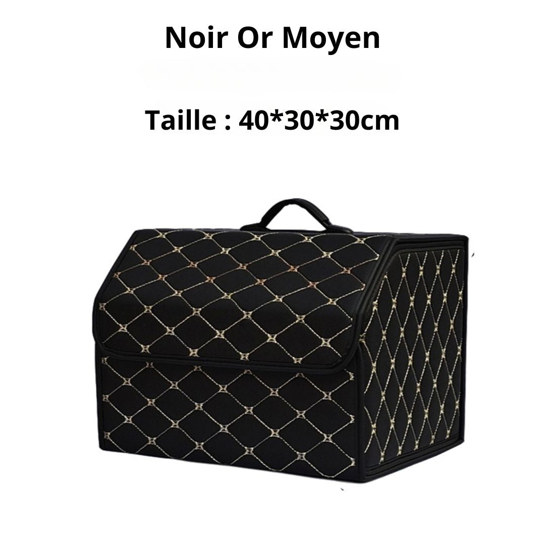 Boite-de-rangement-voiture-Noir.Or.Moyen