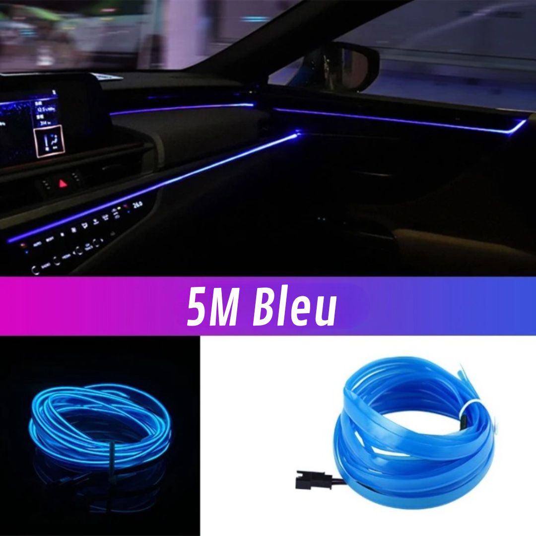 bande-LED-voiture-Bleu