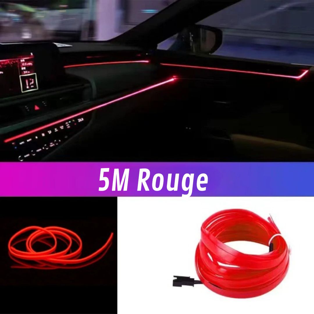 bande-LED-voiture-Rouge