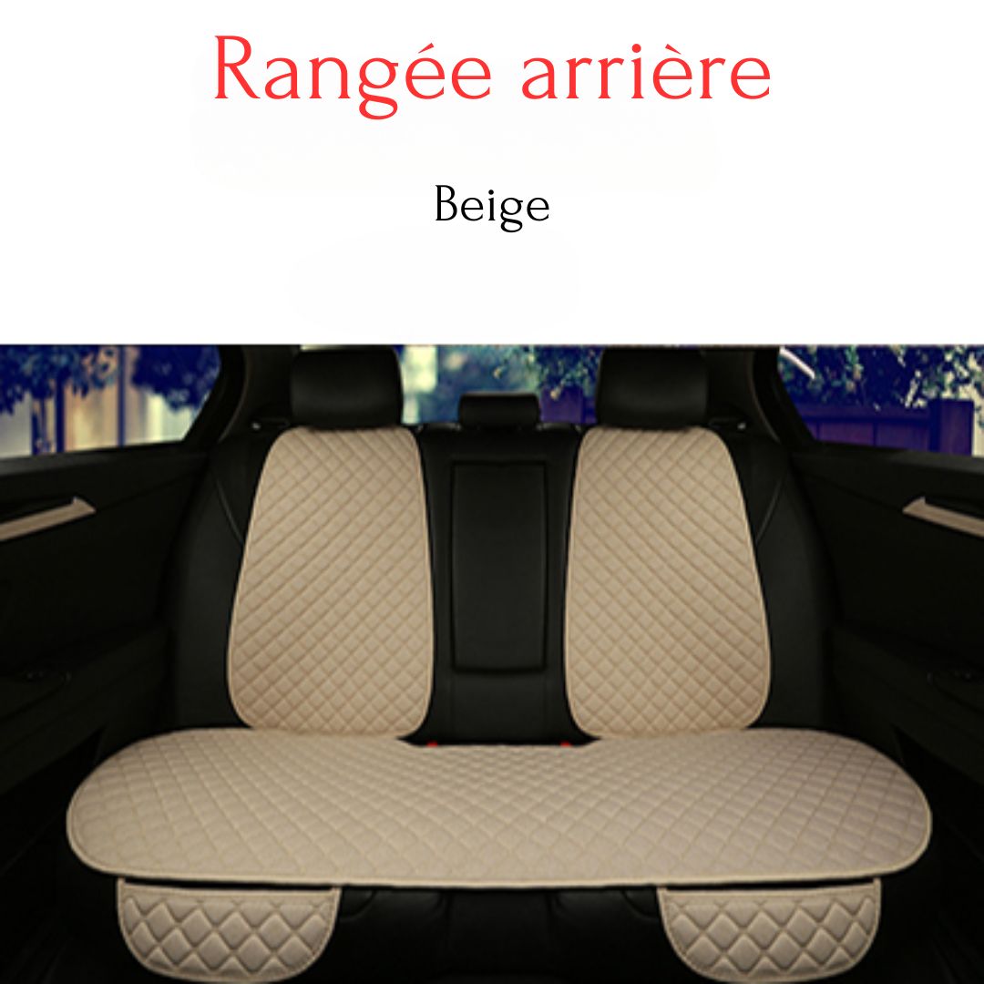 housse-de-voiture-universelle-Rangée-arrière-Beige