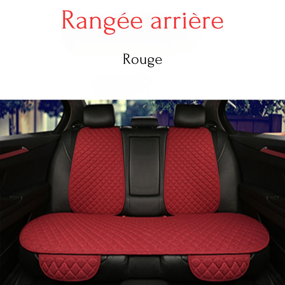 housse-de-voiture-universelle-Rangée-arrière-Rouge