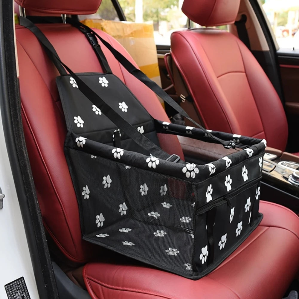 panier-chien-voiture-Noir.